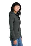 District  ®  Women's Perfect Weight  ®  Fleece Drop Shoulder Full-Zip Hoodie DT1104