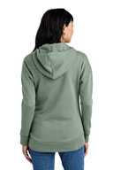 District  ®  Women's Perfect Weight  ®  Fleece Drop Shoulder Full-Zip Hoodie DT1104