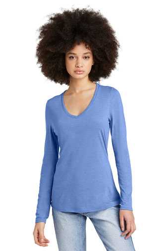 District &#174;  Women's Perfect Tri &#174;  Long Sleeve V-Neck Tee DT135