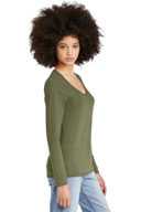 District ®  Women's Perfect Tri ®  Long Sleeve V-Neck Tee DT135