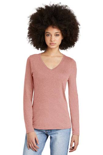District ®  Women's Perfect Tri ®  Long Sleeve V-Neck Tee DT135