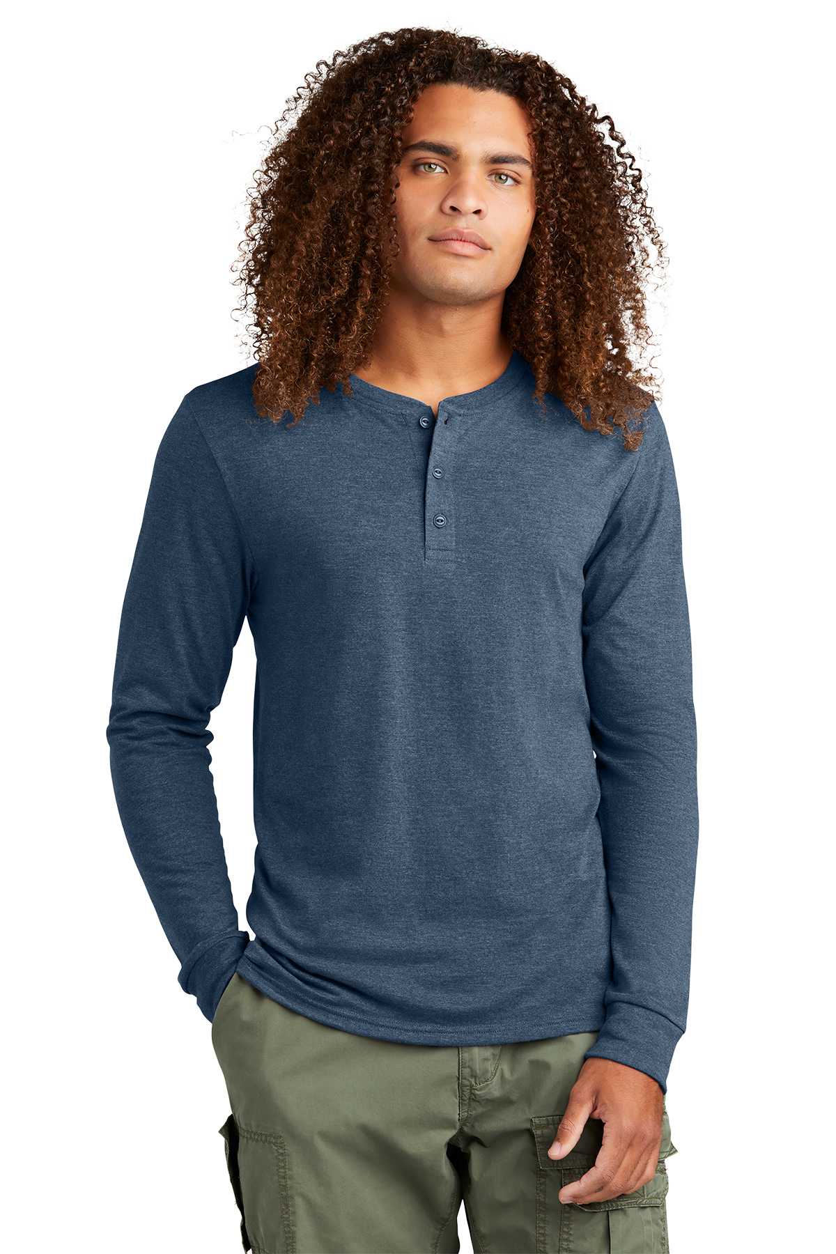 District &#174;  Perfect Tri &#174;  Long Sleeve Henley DT145
