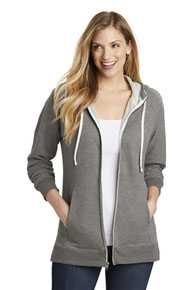 District  ®  Women's Perfect Tri  ®  French Terry Full-Zip Hoodie. DT456