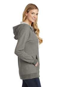 District  ®  Women's Perfect Tri  ®  French Terry Full-Zip Hoodie. DT456