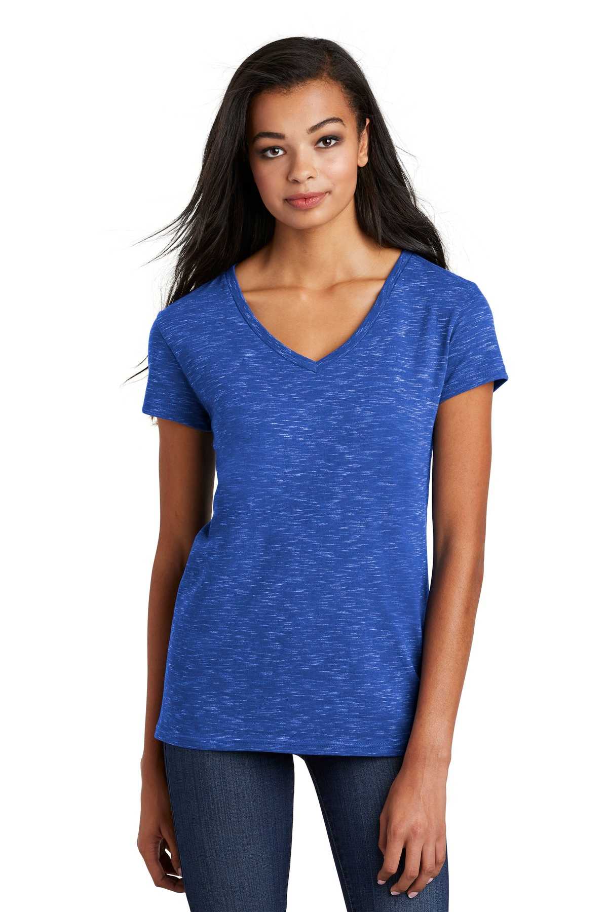 District  ®  Women's Medal V-Neck Tee. DT664