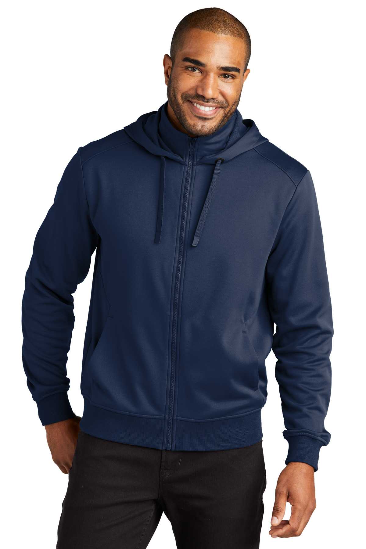 Port Authority &#174;  Smooth Fleece Hooded Jacket F814