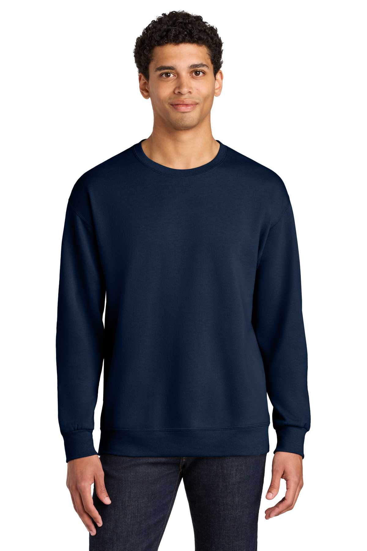 Jerzees Ultimate &#153;  Unisex CVC Ring Spun Crewneck Sweatshirt IC48M