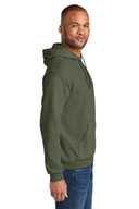 Jerzees Ultimate ™  Unisex CVC Ring Spun Hooded Sweatshirt IC49M