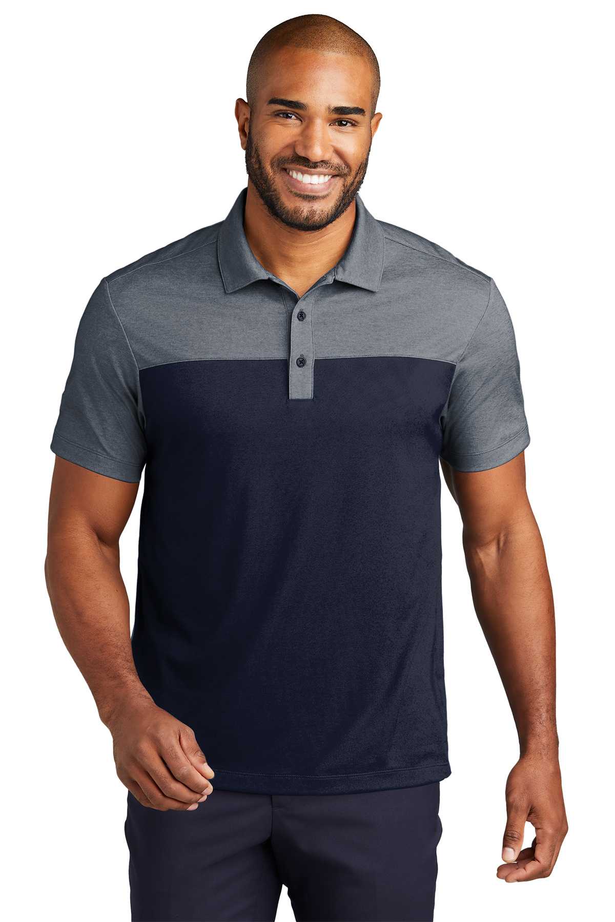 Port Authority &#174;  Fine Pique Blend Blocked Polo K831