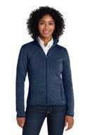 Port Authority Ladies Sweater Fleece Jacket. L232