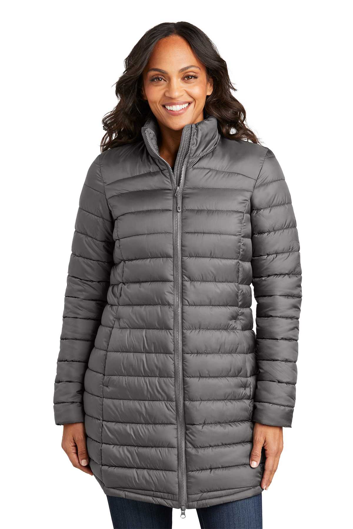 Port Authority ®  Ladies Horizon Puffy Long Jacket L365