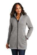 Port Authority ®  Ladies Arc Sweater Fleece Long Jacket L425