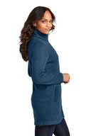 Port Authority ®  Ladies Arc Sweater Fleece Long Jacket L425