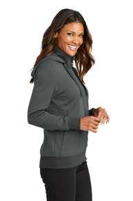 Port Authority ®  Ladies Smooth Fleece Hooded Jacket L814