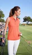 Port Authority ®  Ladies Dry Zone ®  UV Micro-Mesh Sleeveless Polo LK110SV