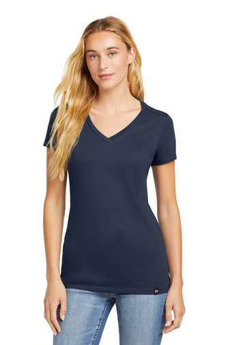 New Era  &#174;  Ladies Heritage Blend V-Neck Tee. LNEA101