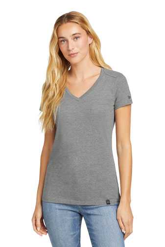 New Era  &#174;  Ladies Heritage Blend V-Neck Tee. LNEA101