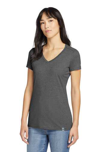 New Era  &#174;  Ladies Heritage Blend V-Neck Tee. LNEA101