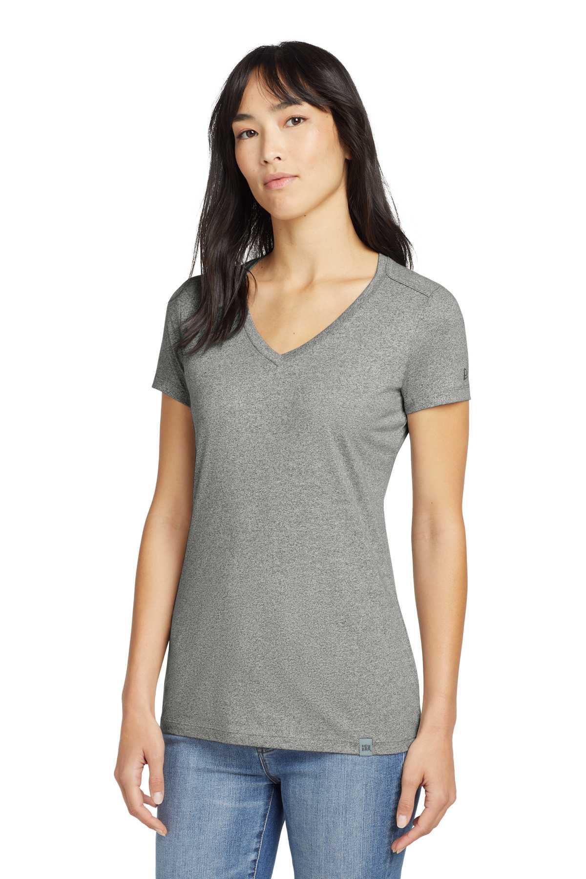 New Era  &#174;  Ladies Heritage Blend V-Neck Tee. LNEA101