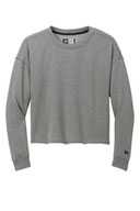 New Era ®  Ladies Tri-Blend Fleece Crop Crew LNEA514