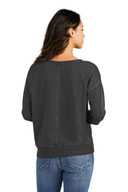 Port & Co ®  Ladies Beach Wash ®  Garment-Dyed V-Neck Sweatshirt LPC098V