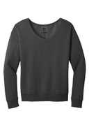Port & Co ®  Ladies Beach Wash ®  Garment-Dyed V-Neck Sweatshirt LPC098V