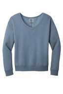Port & Co ®  Ladies Beach Wash ®  Garment-Dyed V-Neck Sweatshirt LPC098V