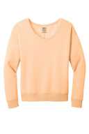 Port & Co ®  Ladies Beach Wash ®  Garment-Dyed V-Neck Sweatshirt LPC098V