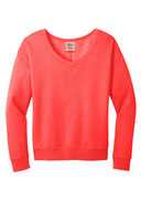 Port & Co ®  Ladies Beach Wash ®  Garment-Dyed V-Neck Sweatshirt LPC098V