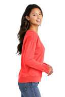 Port & Co ®  Ladies Beach Wash ®  Garment-Dyed V-Neck Sweatshirt LPC098V