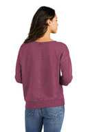 Port & Co ®  Ladies Beach Wash ®  Garment-Dyed V-Neck Sweatshirt LPC098V