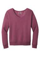 Port & Co ®  Ladies Beach Wash ®  Garment-Dyed V-Neck Sweatshirt LPC098V