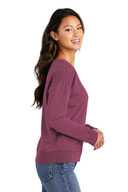 Port & Co ®  Ladies Beach Wash ®  Garment-Dyed V-Neck Sweatshirt LPC098V
