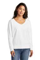 Port & Co ®  Ladies Beach Wash ®  Garment-Dyed V-Neck Sweatshirt LPC098V