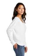 Port & Co ®  Ladies Beach Wash ®  Garment-Dyed V-Neck Sweatshirt LPC098V