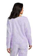 Port & Co ®  Ladies Beach Wash ®  Cloud Tie-Dye V-Neck Sweatshirt LPC140V