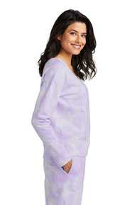 Port & Company ®  Ladies Beach Wash ®  Cloud Tie-Dye V-Neck Sweatshirt LPC140V