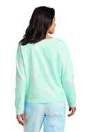 Port & Co ®  Ladies Beach Wash ®  Cloud Tie-Dye V-Neck Sweatshirt LPC140V