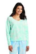 Port & Co ®  Ladies Beach Wash ®  Cloud Tie-Dye V-Neck Sweatshirt LPC140V
