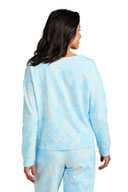 Port & Co ®  Ladies Beach Wash ®  Cloud Tie-Dye V-Neck Sweatshirt LPC140V
