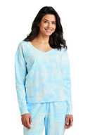 Port & Co ®  Ladies Beach Wash ®  Cloud Tie-Dye V-Neck Sweatshirt LPC140V
