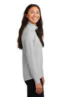 Sport-Tek  ®  Ladies PosiCharge  ®  Tri-Blend Wicking 1/4-Zip Pullover. LST407