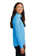 Sport-Tek  ®  Ladies PosiCharge  ®  Tri-Blend Wicking 1/4-Zip Pullover. LST407