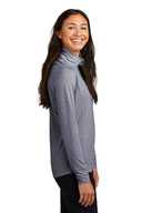 Sport-Tek  ®  Ladies PosiCharge  ®  Tri-Blend Wicking 1/4-Zip Pullover. LST407