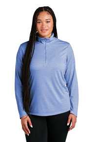 Sport-Tek  ®  Ladies PosiCharge  ®  Tri-Blend Wicking 1/4-Zip Pullover. LST407