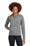 Sport-Tek ®  Ladies Sport-Wick ®  Stretch 1/2-Zip Hoodie LST856