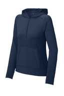 Sport-Tek ®  Ladies Sport-Wick ®  Stretch 1/2-Zip Hoodie LST856