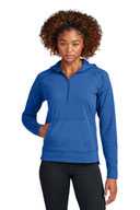 Sport-Tek ®  Ladies Sport-Wick ®  Stretch 1/2-Zip Hoodie LST856