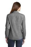 Port Authority Ladies Slub Chambray Shirt. LW380