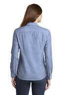 Port Authority Ladies Slub Chambray Shirt. LW380